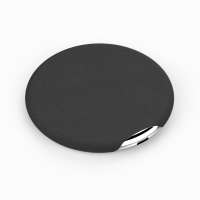 Portable 2 in 1 usb wireless qi fast charger universal PU leather charging pad module