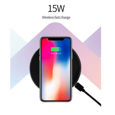 BSCI factory offer 15W qi wireless charger for samsung galaxy j5 and iphone